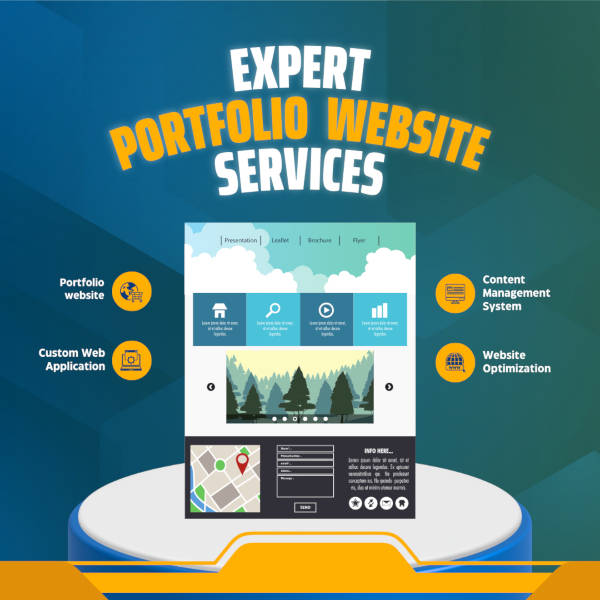 Porfolio website service picture